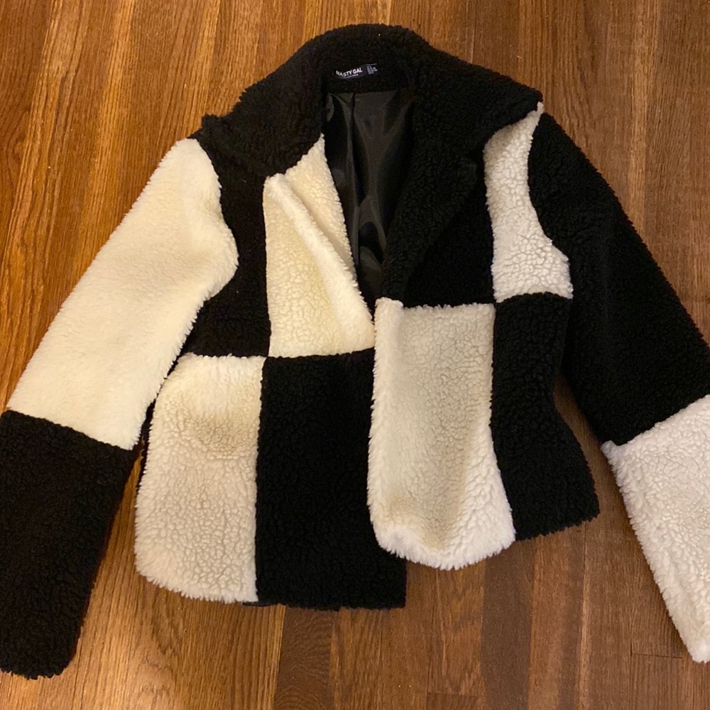 Nasty gal checkered jacket